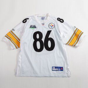 Pittsburgh Steelers Super Bowl XLIII Hines Ward 86 Jersey Reebok size 50